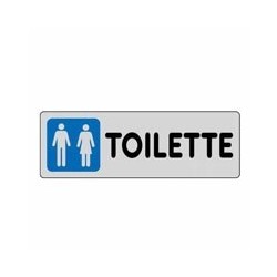 ETICHETTA TOILETTE UOMINI E DONNE 15x 5 ADESIVA