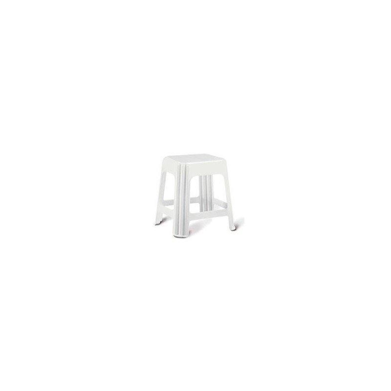 TABOURET NOVANTA BLANC 42x34 h 42 7590M GIGANPL