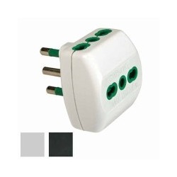 ADATTATORE TRIPLO 16A+T BIANCO 82180 FME