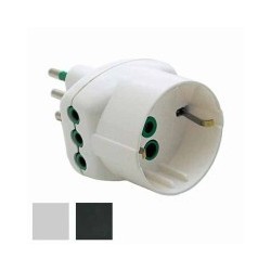 ADATTATORE TRIPLO 10A+T SK BIANCO 82210 FME