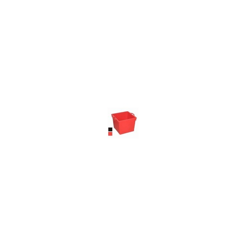 CESTA QUADRA l 40 40x40 h 33 ROSSO ICS CESTA QUADRA l 40 40x40 h 33 ROSSO ICS